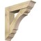 Ekena Millwork Olympic Traditional Rough Sawn Bracket w/ Offset Brace, Douglas Fir, 8"W x 34"D x 34"H BKT0806X34X34OLY01RDF - alternate 1